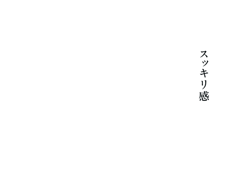スッキリ感