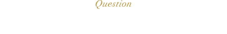 Question 糖質は摂らない方が良いのでしょうか？